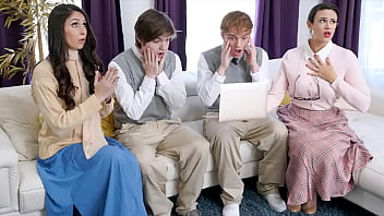 Penny and Ashley Turn Taboo Tutorial into a Foursome Free-for-All