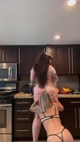 Laineexjade's Kitchen Delight: Sensual POV lesbian encounter