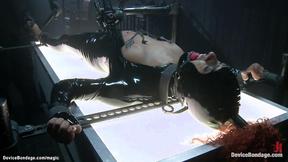 ”Black slave takes corporal punishment”