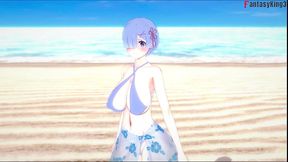 rem bj and sex on the beach - re: zero - full - thanks !