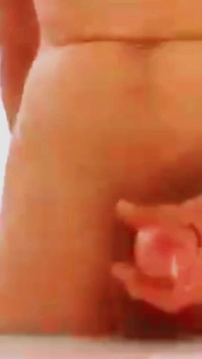Cum All Over at a Public Toilet