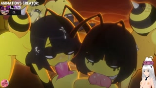 Queen Bee gets fucked all over the honeycomb anal orgy bulge belly (Imoxifloxi animation) - Jazziuu