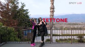 busty turists seduce the guide - with laura izzo and mary rider
