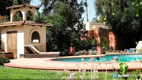 Codi Vore: Blonde Bombshell in Black Lingerie