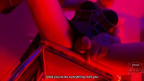 slavic trans domme humilates a slave