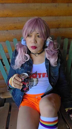 Taking a soda break