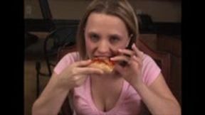 Hot Wife Ellie Orders 3 Pizzas Over The Phone And Eats Them On Camera! (mp4)