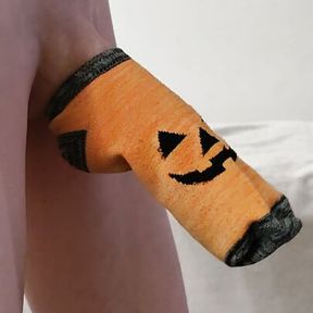 Pumpkin sock