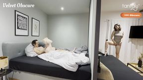 Accidental Ffm Threesome: Sex Doll + Maid Ends In Deep Creampie - Lina Paige