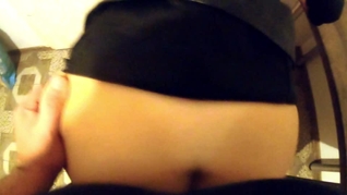 A shiny butt-plug is in my friends wife ass. i love to fuck her