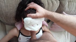 Stepdaddy Facefucks Me and Cums Right in My Mouth