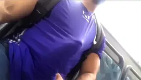 Muscle Stud Bares Massive Hard cock on Train — Wild Raw Twink Encounter 18+