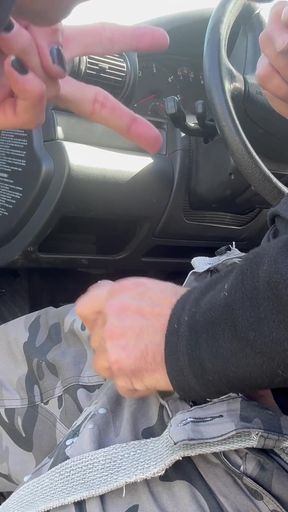 BLOWJOB IN THE CAR - I WANT TO SUCK YOUR COCK HERE AND NOW, CUM IN MY MOUTH   Clip 1