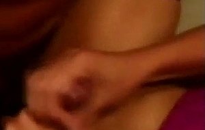 Rigid pole pushes a milf ts