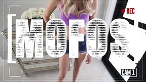 MOFOS - Petite Brunette Sarah Lace Gets Taken Hard And Creampied Deep By Stud Jax Slayher