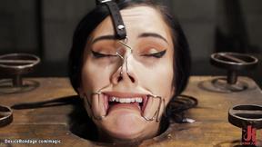 ”Tiny slave gets nipples clamped”