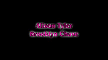 Alison Tyler and Brooklyn Chase Lesbian Ass Eating