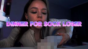 Enjoy your meal filthy jerker, your dinner is ready