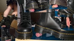 Marys Plateau Doc Martens Jadon Extrem and hard Tourture for Slaves Cock - Part 1