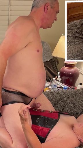 Spectacular moment from &quot;Granny&#039;s Pegging Orgasm &amp; BJ with Cum In Mouth Finish 9 2 2024 CAMS14M&quot;