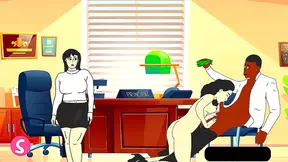 Sultry Sparks Fly as Coworkers Fuel Steamy Office Affair