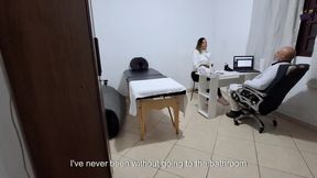 Patient Gets Fingered by Proctologist During Anal Exam.