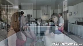 ”Nickey Huntsman & April Storm got a much needed massage to relax”