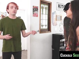 CuckoldSessions - Cuck Male Gets To See His EX Get Banged Hard IN FRONT OF HIM