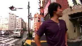 Nice Japanese chick in wet panties enjoys doggie style sex 3