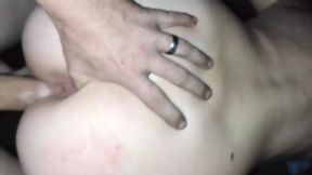 In 'er pussy&#x1F32E;&#xFE0F;, and down 'er throat, a giant cum-covered mushroom engorges both tender orifices
