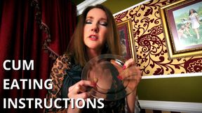 Cum Eating Instruction POV: Mistress Ayn makes you swallow your load