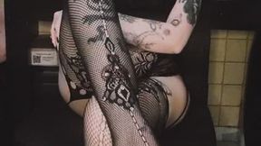 Goth Smoking Roleplay – Ash in Your Mouth & Foot Worship Domination (English Subtitles)