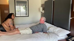 Jenique 02 - BBW Nurse Jenique delivers Scissor and Facesit Therapy - V1