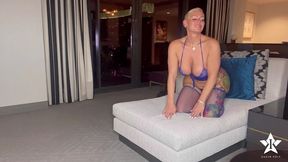 freaky blonde cam girl has horny stud join her on her live stream - kaden kole scotty p