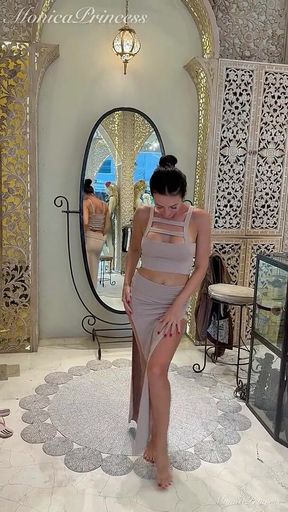 Sexy Balinese Outfits Try on in Boutique
