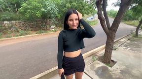 Hot Latina desires deep penetration in return for a ride to meet her husband