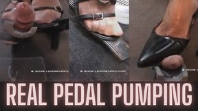 Pedal Shoejob by Classic Car Girl Explosive Cum