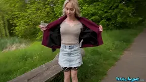 Blonde Agent loses control with a steamy POV bang