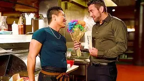 Dante Colle Claims JKABs Tight Hole in Steamy Kitchen Frenzy – Raw Gay Sex