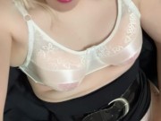 Sissy eats own cum