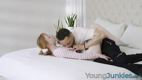 ”Yellow haired Madi Collins craves a huge dick so I shoved mine into her”