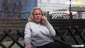 Busty German Blonde Housewife's Steamy Sex with Photographer - Hardcore Amateur Action