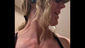 Wanted to show you the naughty little workout I got up to just for you today