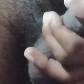 Morning handjob