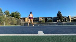 FULL hardest creampie in her life after tennis game