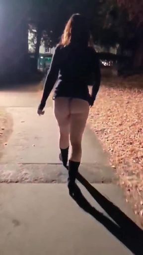 Wife out public flashing   Clip 1
