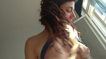 Hairy rasta sucks and rides my hard cock