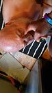SHORT FACIAL IN KITCHEN - Kennie Jai blows a load
