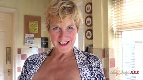 AuntJudys - 58yo Housewife Ms. Jacks you off &amp_ Sucks your cock (POV)