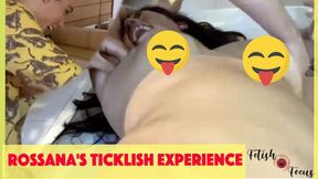 Rossana ticklish experience (540p) - Amateur tickling clip, foot tickling, armpits tickling, tickling bondage, BBW tickling, tickling, tickling domination